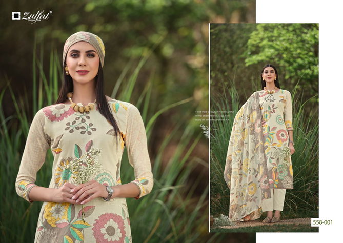 Hakoba Vol 2 By Zulfat Digital Printed Cotton Dress Material Wholesale Price In Surat
